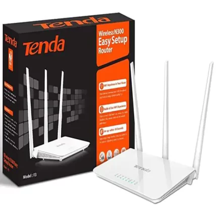 Tenda F3 Wireless Router 3 Antennas Router (300Mbps)